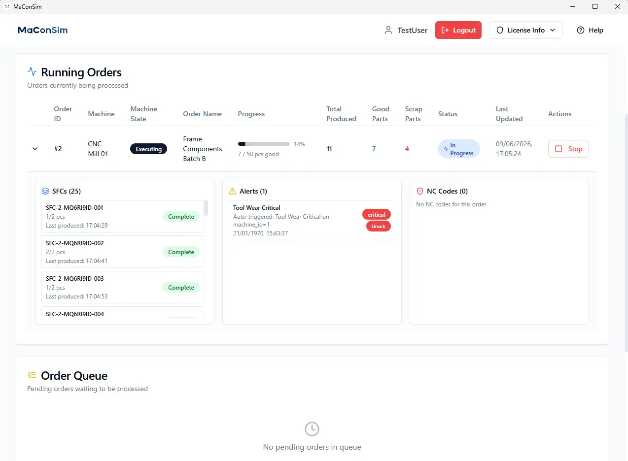 Production Operator Dashboard 3